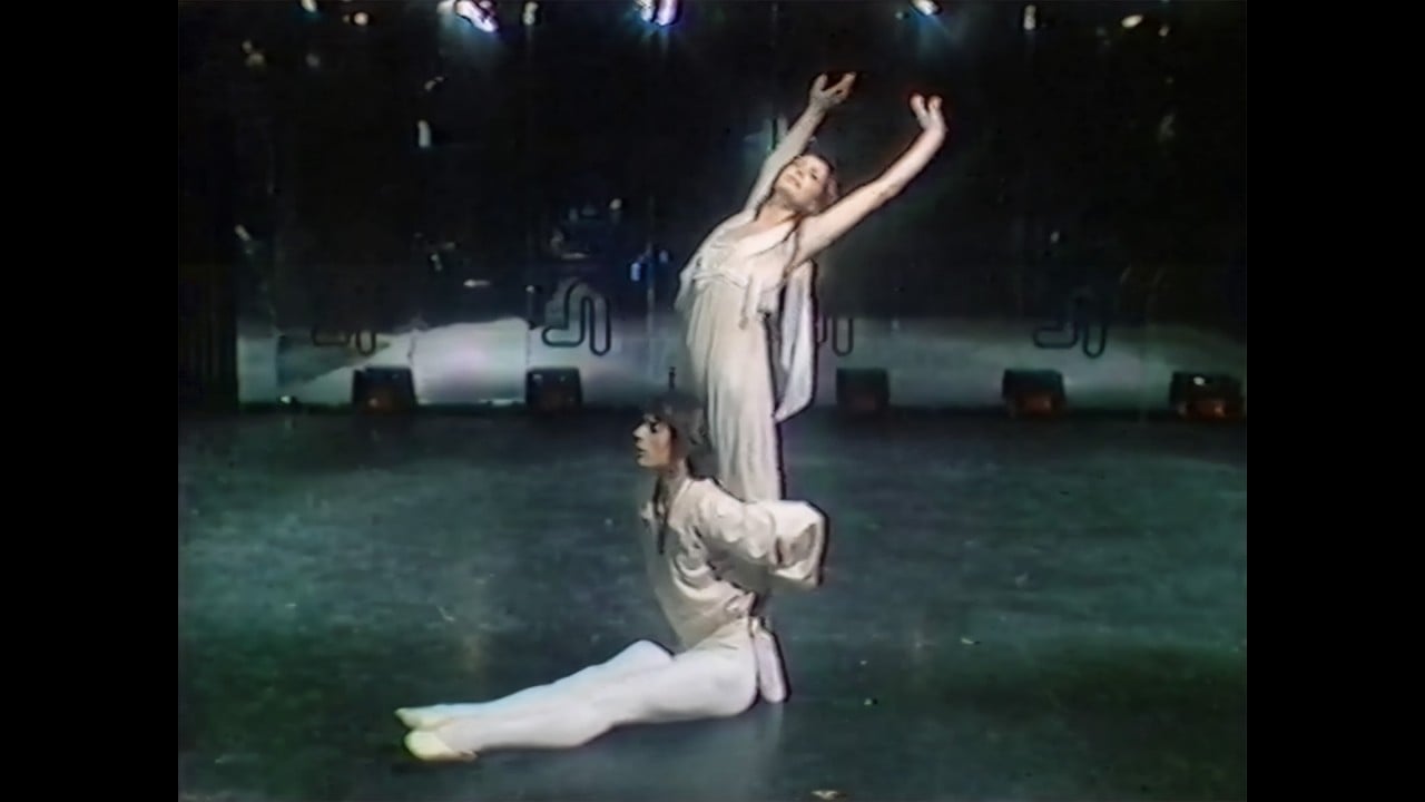 Carla Fracci and Gheorghe Iancu in a pas de deux celebrating Virginia Zucchi