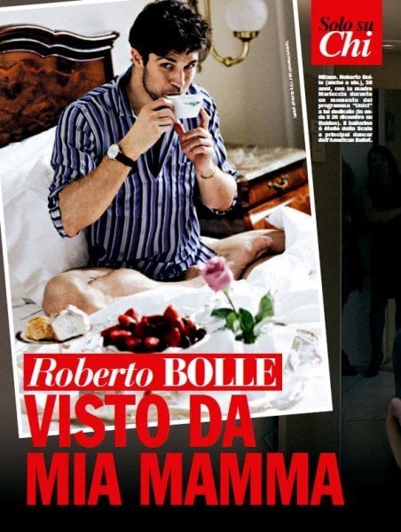 Roberto Bolle Chi magazine