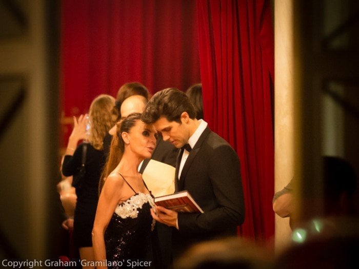 Roberto Bolle and friend Roberto Bolle and friend