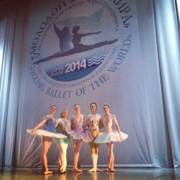 Sochi with my Course IIA classmatesand their Bolshoi teacher Tatyana Galtseva Sochi with my Course IIA classmatesand their Bolshoi teacher Tatyana Galtseva
