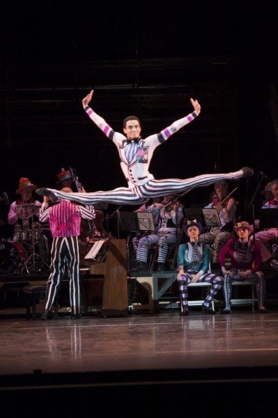 Elite Syncopations Brandon Lawrence in Friday Night with members of the Birmingham Royal Ballet and the Royal Ballet Sinfonia photo Bill Cooper Elite Syncopations Brandon Lawrence in Friday Night with members of the Birmingham Royal Ballet and the Royal Ballet Sinfonia photo Bill Cooper
