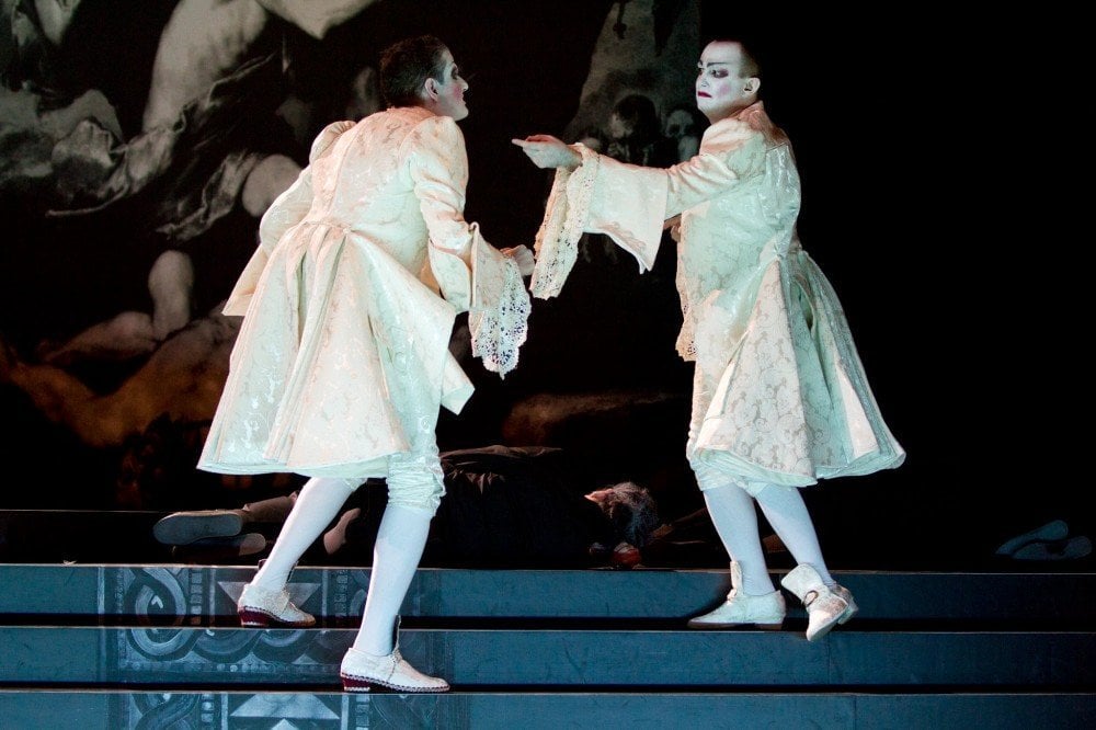 Franco Fagioli as Arbace in Artaserse with Philippe Jaroussky Franco Fagioli as Arbace in Artaserse with Philippe Jaroussky
