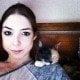 Bridgett with her cat Phantom Bridgett with her cat Phantom