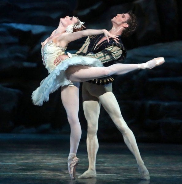 Gillian Murphy and James Whiteside in ABT’s Swan Lake photo Andrea Mohin