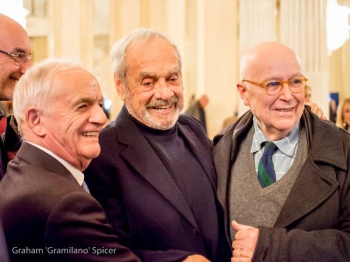 Ferruccio Saleri Ezio Frigerio and Beppe Menegatti
