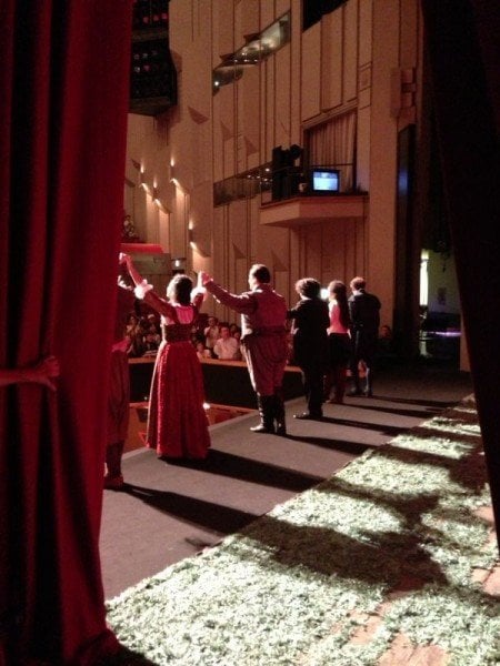 From the wings Rigoletto Japan 2013 From the wings Rigoletto Japan 2013
