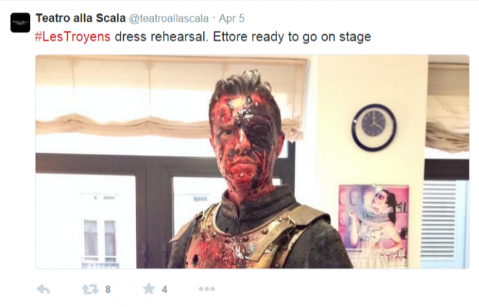 La Scala backstage tweet 2 La Scala backstage tweet 2