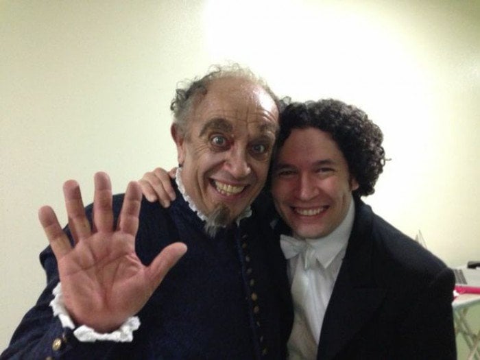 Leo Nucci as Rigoletto with Gustavo Dudamel La Scala on tour in Japan 2013 Leo Nucci as Rigoletto with Gustavo Dudamel La Scala on tour in Japan 2013