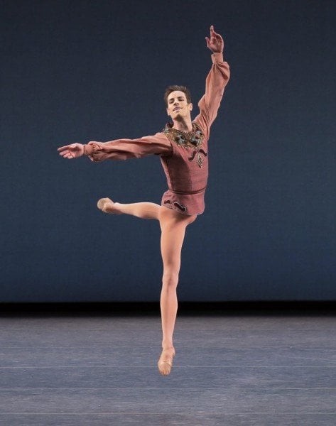 Andrew Veyette in La Source photo by Paul Kolnik Andrew Veyette in La Source photo by Paul Kolnik