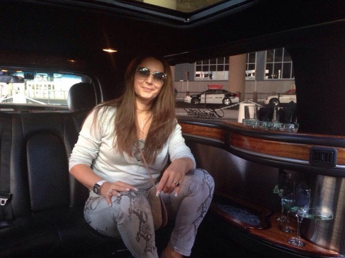 Barbara Frittoli travelling in style