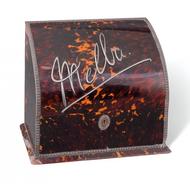Sothebys Australia Dame Nellie Melba writing box