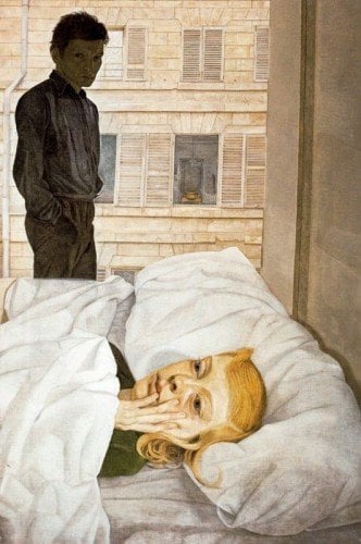 Lucian Freud Hotel Bedroom 1954 Lucian Freud, Hotel Bedroom (1954)