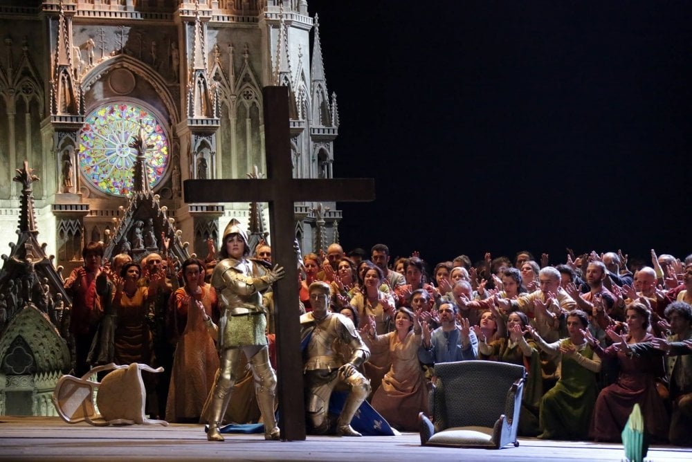 Anna Netrebko with Francesco Meli in Giovanna dArco photos by Brescia and Amisano Teatro alla Scala 3 Anna Netrebko with Francesco Meli in Giovanna d'Arco - photos by Brescia and Amisano, Teatro alla Scala 3