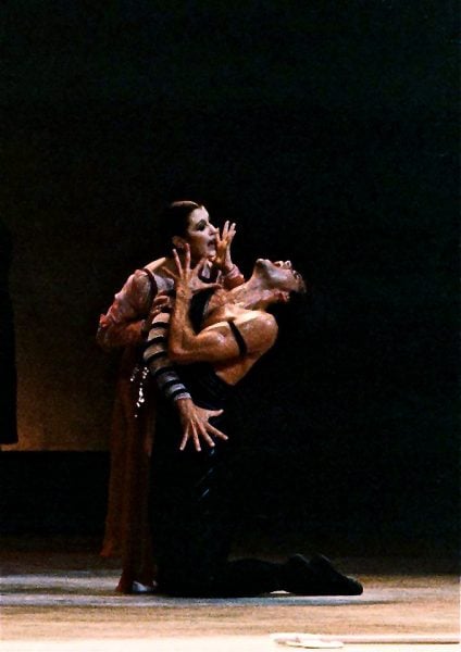 Paul Chalmer with Carla Fracci in Fedra – Teatro Massimo Palermo Paul Chalmer with Carla Fracci in Fedra – Teatro Massimo Palermo