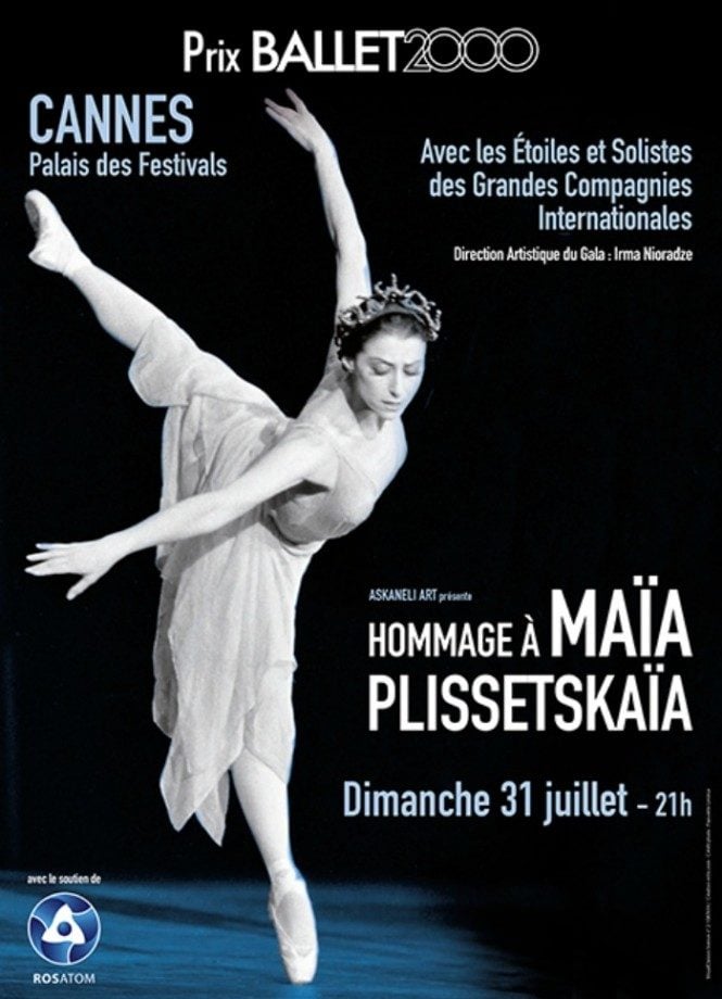 BALLET2000 Prix dedicates Cannes gala to Maya Plisetskaya