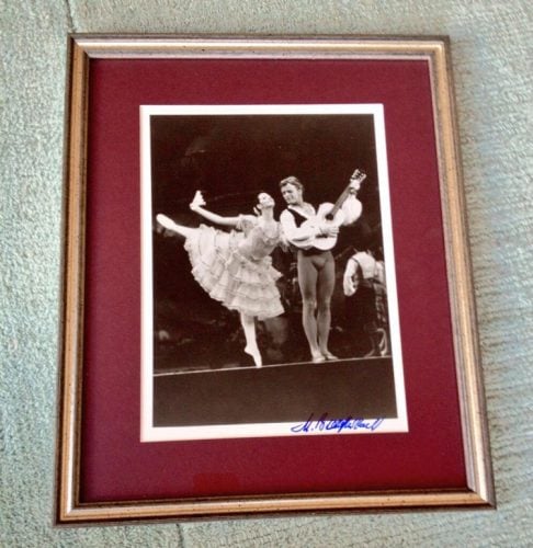 The signed photo of Baryshnikov... Most treasured possession The signed photo of Baryshnikov... Most treasured possession