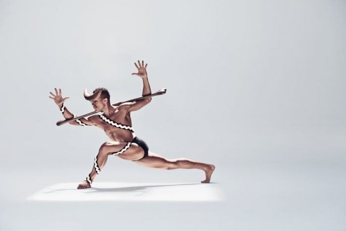 Abdiel Cedric Jacobsen as the Minotaur in Errand Into The Maze Abdiel Cedric Jacobsen as the Minotaur in Errand Into The Maze