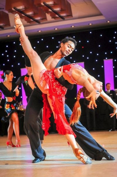 Abdiel Cedric Jacobsen with his professional Ballroom and Latin Dance partner Kelsey Burns photo by Alex Rowan Abdiel Cedric Jacobsen with his professional Ballroom and Latin Dance partner, Kelsey Burns photo by Alex Rowan
