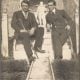 Pablo Picasso and Leonid Massine photographed by Jean Cocteau at Pompeii