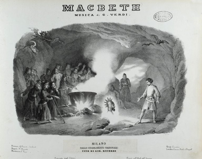 Frontispiece Macbeth of 1851 © Istituto Nazionale di Studi Verdiani