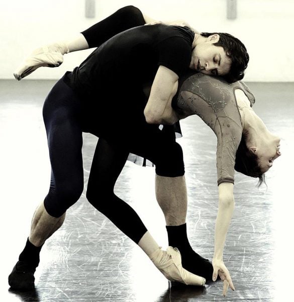 Progetto Handel   Svetlana Zakharova and Roberto Bolle in rehearsal   photo by Brescia and Amisano, Teatro alla Scala 5