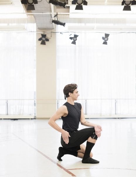 Francesco Gabriele Frola Rehearsing Nijinsky. Photo by Karolina Kuras 2017 Francesco Gabriele Frola Rehearsing Nijinsky. Photo By Karolina Kuras, 2017