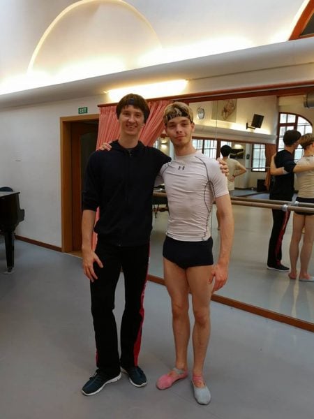 James Hobley with Vadim Muntagirov in Prague James Hobley With Vadim Muntagirov In Prague
