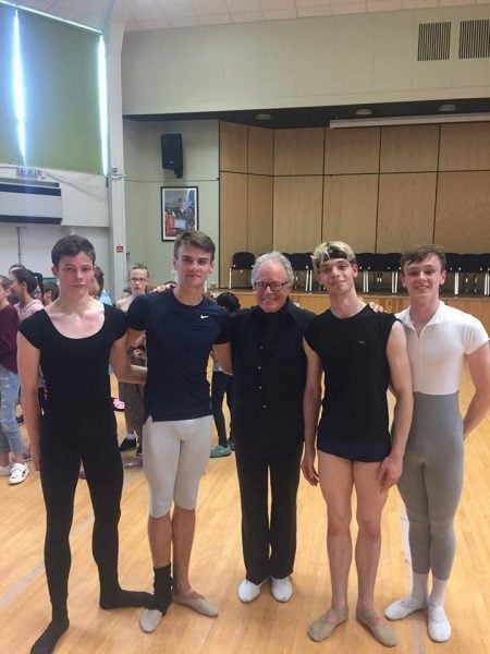 Students with Anthony Dowell Students With Anthony Dowell