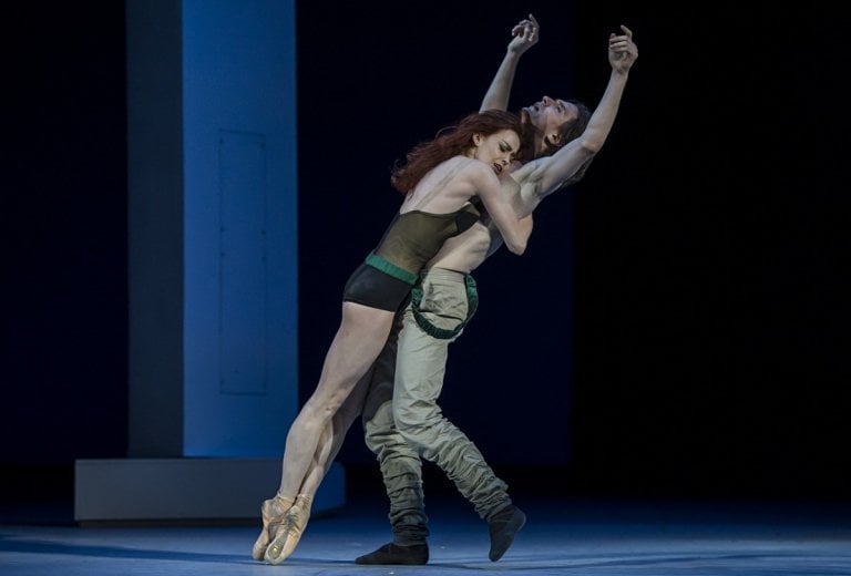 Ekaterina Krysanova and Vladislav Lantratov in The Taming of the Shrew, photo by Alice Blangero