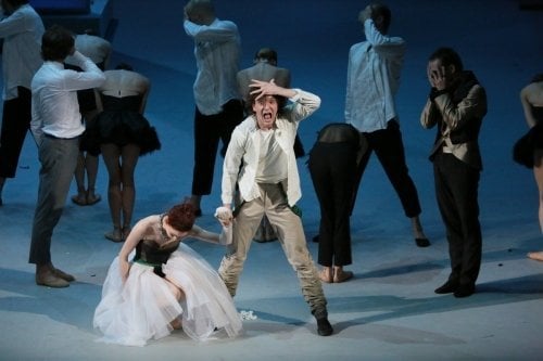 Ekaterina Krysanova and Vladislav Lantratov in The Taming of the Shrew, photo by Damir Yusupov