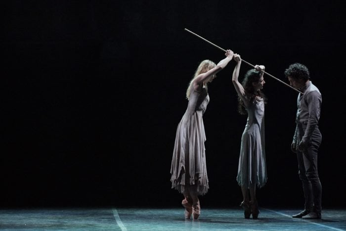 Alina Cojocaru Stina Quagebeur and Isaac Hernandez in Akram Khans Giselle © Laurent Liotardo Alina Cojocaru, Stina Quagebeur and Isaac Hernandez in Akram Khan's Giselle © Laurent Liotardo
