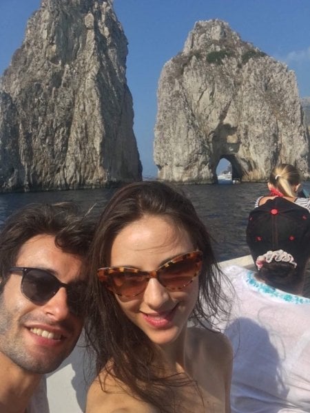 Marco Agostino and Martina Arduino in Capri Marco Agostino and Martina Arduino in Capri