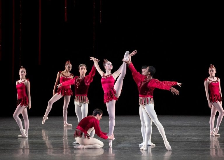 George Balanchine’s Rubies with Mira Nadon and members of NYCB photo by Erin Baiano NYCB