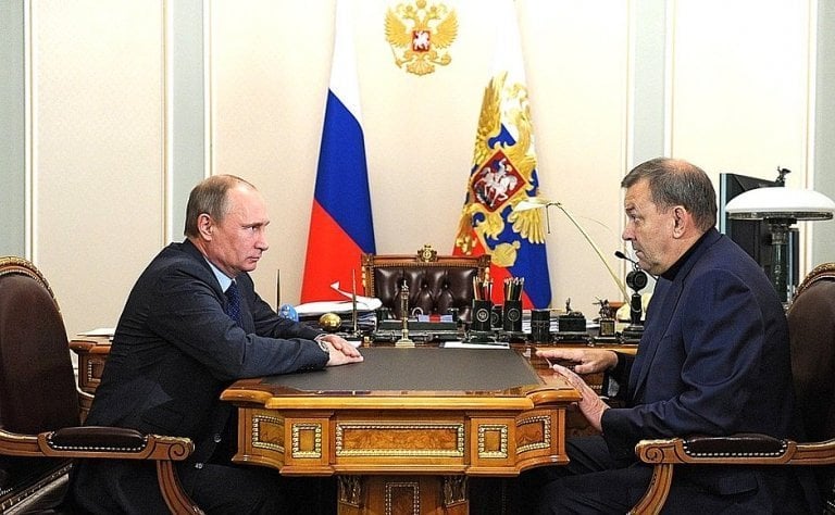 Vladimir Putin and Vladimir Urin