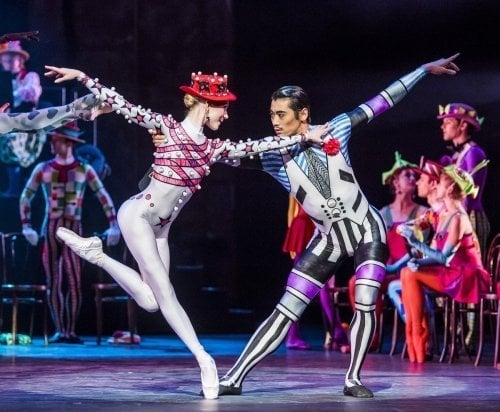 Elite Syncopations. Sarah Lamb and Ryoichi Hirano. © ROH, 2018. Photographed by Tristram Kenton