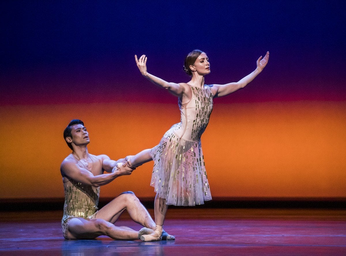 Within the Golden Hour. Ryoichi Hirano and Lauren Cuthbertson. %C2%A9 ROH 2019. Photographed by Tristram Kenton Within the Golden Hour. Ryoichi Hirano and Lauren Cuthbertson. © ROH, 2019. Photographed by Tristram Kenton