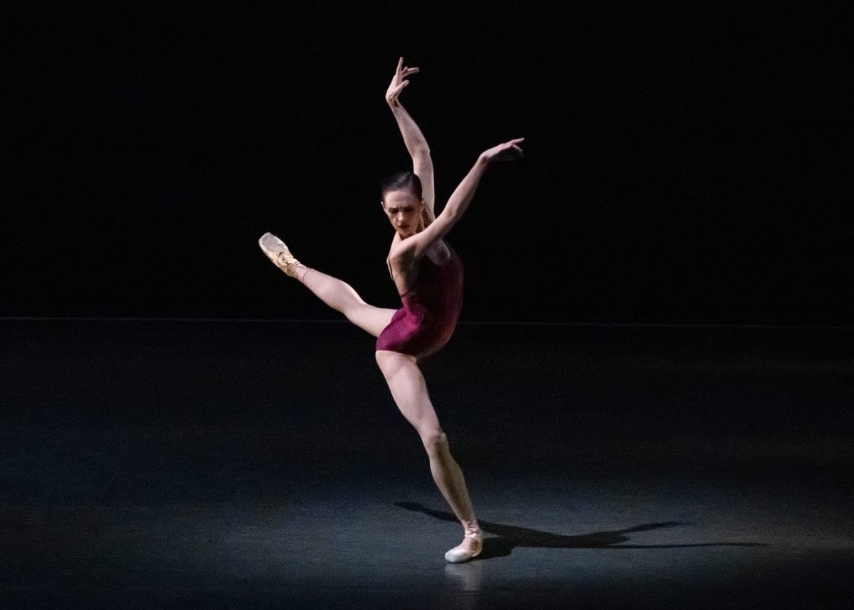 Lauren Lovette in Alexei Ratmansky’s Voices. Photo credit Erin Baiano
