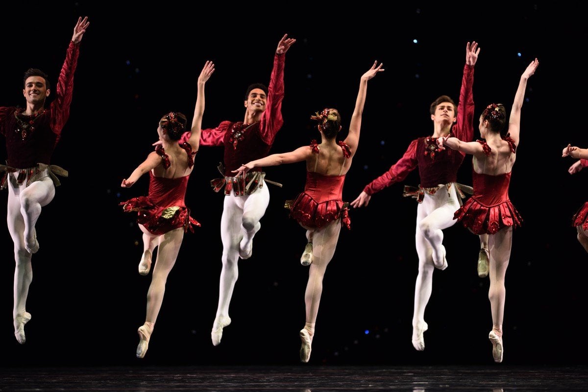 San Francisco Ballet in Balanchines Rubies Choreography by George Balanchine © The Balanchine Trust Photo © Erik Tomasson 1 San Francisco Ballet in Balanchine's Rubies, Choreography by George Balanchine © The Balanchine Trust; Photo © Erik Tomasson