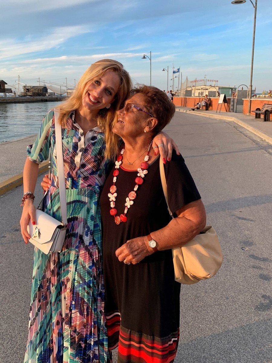 Virna with Nonna Libera Virna with Nonna Libera
