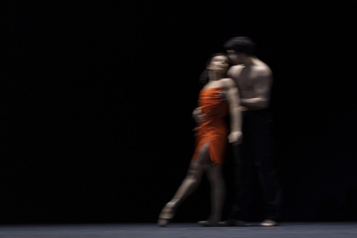 Francesca Hayward and Cesar Coralles in Morgen The Royal Ballet ©2021 ROH. Photograph by Andrej Uspenski Francesca Hayward and Cesar Coralles in Morgen, The Royal Ballet ©2021 ROH. Photograph by Andrej Uspenski