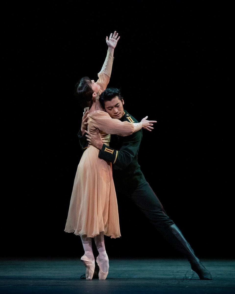 Laura Morera and Ryoichi Hirano in Winter Dreams The Royal Ballet ©2021 ROH. Photograph by Alice Pennefather Laura Morera and Ryoichi Hirano in Winter Dreams, The Royal Ballet ©2021 ROH. Photograph by Alice Pennefather