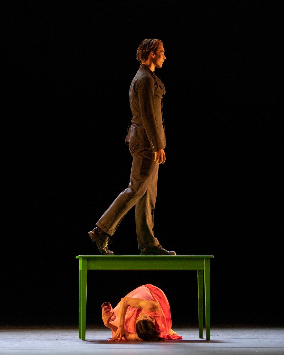 Lukas Bjorneboe Braendsrod and Mayara Magri in woman with water The Royal Ballet ©2021 ROH. Photograph by Alice Pennefather Lukas Bjørneboe Brændsrød and Mayara Magri in woman with water, The Royal Ballet ©2021 ROH. Photograph by Alice Pennefather