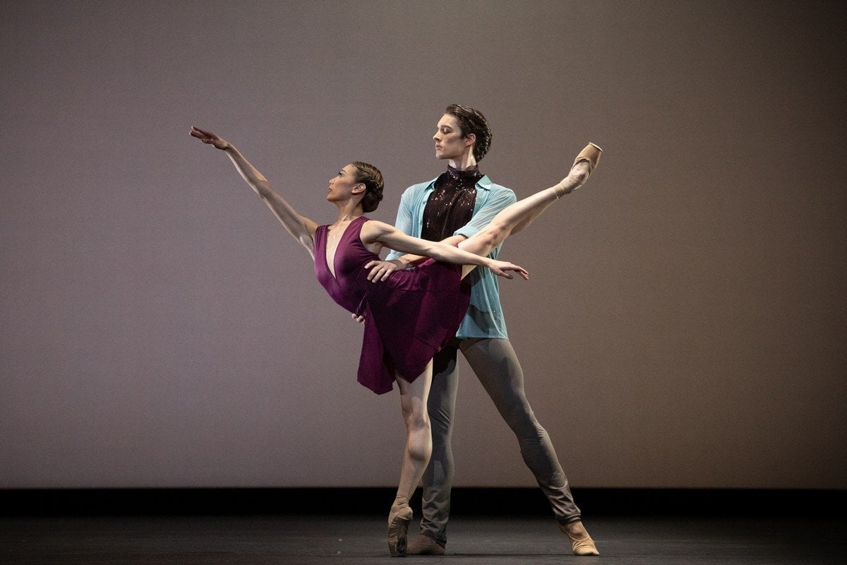 Mariko Sasaki and Lukas Bjorneboe Braendsrod in Anemoi The Royal Ballet ©2021 ROH. Photograph by Alice Pennefather Mariko Sasaki and Lukas Bjørneboe Brændsrød in Anemoi, The Royal Ballet ©2021 ROH. Photograph by Alice Pennefather