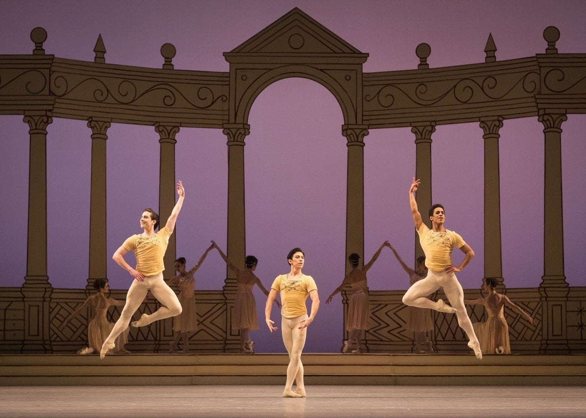 The Royal Ballet in Frederick Ashtons Rhapsody © ROH 2016. Photograph by Helen Maybanks The Royal Ballet in Frederick Ashton's Rhapsody © ROH, 2016. Photograph by Helen Maybanks