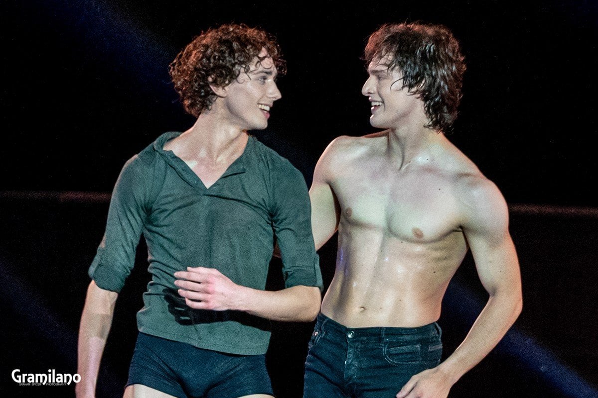 Jacopo Bellussi and Alessandro Frola in Peter and Igor Stravinskys Love © Graham Spicer 6 Jacopo Bellussi and Alessandro Frola in Peter and Igor, Stravinsky's Love © Graham Spicer_6