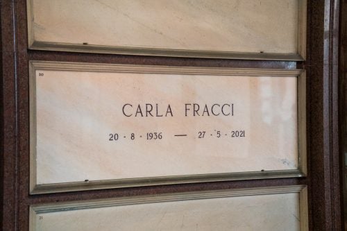 Interment of Carla Fracci's ashes, Famedio, Milan, 21 October 2021 - 3