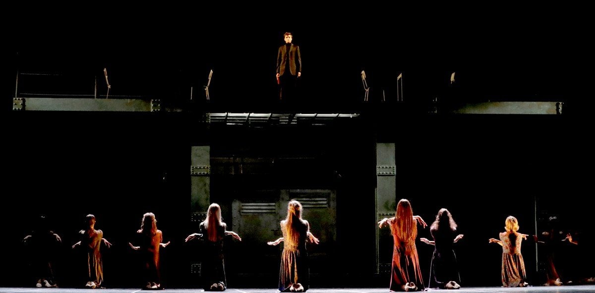 Madina 33 Fabrizio Falco and the corps de ballet photo by Brescia e Amisano ©Teatro alla Scala Madina - 33 - Fabrizio Falco and the corps de ballet, photo by Brescia e Amisano ©Teatro alla Scala