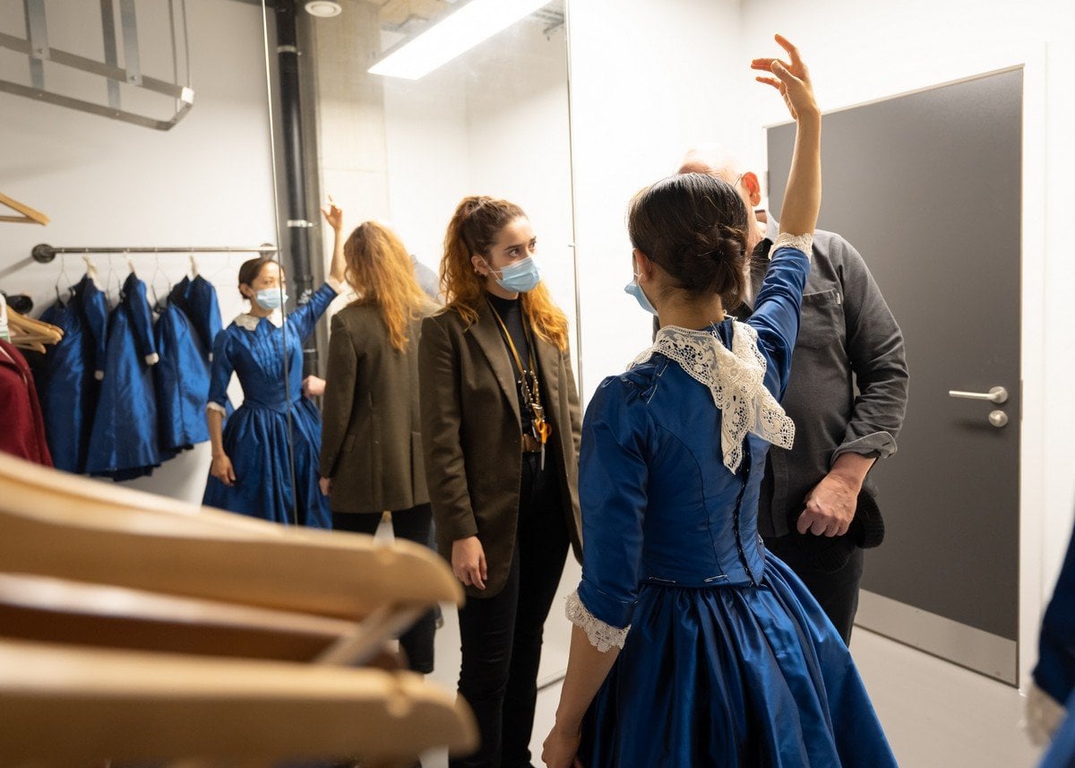 English National Ballet Lead Principal Erina Takahashi in a fitting for Raymonda © Photography by ASH 01 English National Ballet Lead Principal Erina Takahashi in a fitting for Raymonda © Photography by ASH-01