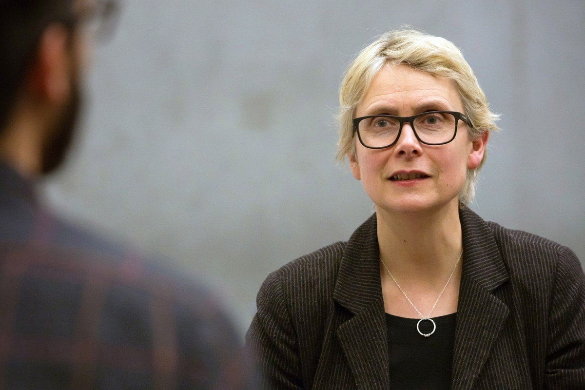 Katie Mitchell in rehearsal for Theodora 2016 ROH Photograph by Stephen Cummiskey Katie Mitchell in rehearsal for Theodora 2016 ROH Photograph by Stephen Cummiskey