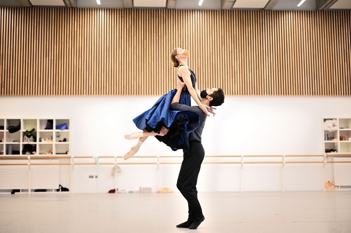 Maria Kochetkova and Jeffrey Cirio in rehearsal for Raymonda © Laurent Liotardo Maria Kochetkova and Jeffrey Cirio in rehearsal for Raymonda © Laurent Liotardo